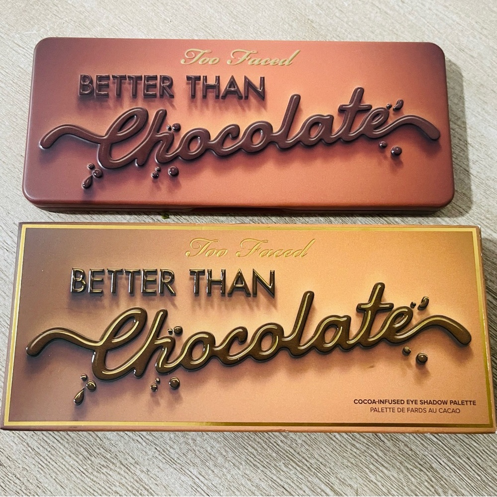New in Box! Too Faced Better Than Chocolate Cocoa-Infused Eyeshadow Palette